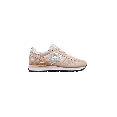 Saucony Baskets pour femme, Shadow Original, empeigne en daim, inserts en tissu technique et maille, lacets TON Sur TON, semelle moyenne en caoutchouc, couleur Tan Silver, rose, 37/41 EU - Publicité Saucony Baskets pour femme, Shadow Original, empeigne en daim, inserts en tissu technique et maille, lacets TON Sur TON, semelle moyenne en caoutchouc, couleur Tan Silver, rose, 37/41 EU - Publicité