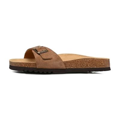 Scholl ESTELLE Suede Taupe - Publicité Scholl ESTELLE Suede Taupe - Publicité