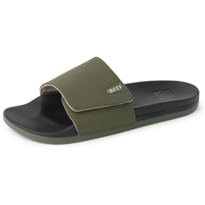 REEF Homme Cushion Phantom Slide Sandale Glissante, Vert Olive/Noir, 44.5 EU - Publicité REEF Homme Cushion Phantom Slide Sandale Glissante, Vert Olive/Noir, 44.5 EU - Publicité