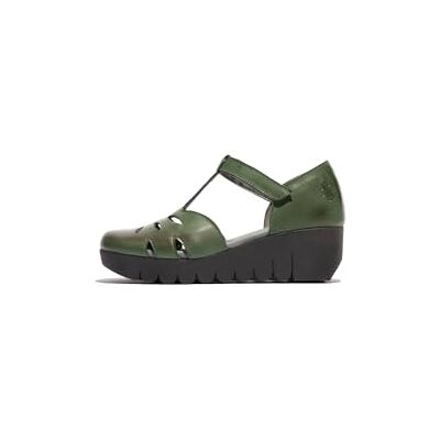 Fly London Femme VELT224FLY Sandal, Green, 38 EU - Publicité Fly London Femme VELT224FLY Sandal, Green, 38 EU - Publicité