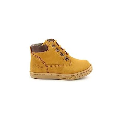 Kickers TACKLAND, Bottes & Bottines Garçon Unisex Kinder, Camel Marron, 33 EU - Publicité Kickers TACKLAND, Bottes & Bottines Garçon Unisex Kinder, Camel Marron, 33 EU - Publicité