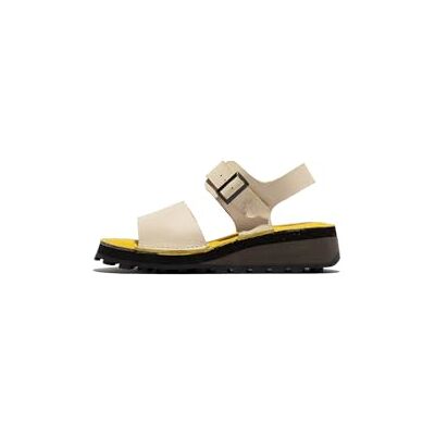 Fly London Women's HOIK557FLU Sandal, Panna/yellow, 40 - Publicité Fly London Women's HOIK557FLU Sandal, Panna/yellow, 40 - Publicité