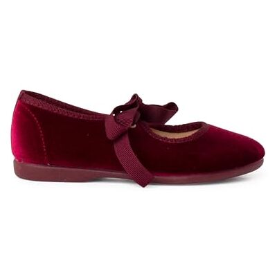 Pisamonas Chaussures Babies Velours avec Nœud Gros-Grain Filles Taille 29 Couleur Bordeaux - Publicité Pisamonas Chaussures Babies Velours avec Nœud Gros-Grain Filles Taille 29 Couleur Bordeaux - Publicité