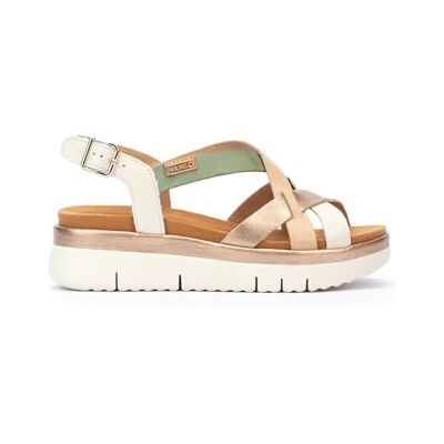 Pikolinos Sandales à Semelles compensées en Cuir Palma pour Femme Color NATA - Publicité Pikolinos Sandales à Semelles compensées en Cuir Palma pour Femme Color NATA - Publicité