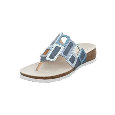 Think! Femme Julia Damen Lederfutter Mule, Denim Combi 8000, 43 EU - Publicité Think! Femme Julia Damen Lederfutter Mule, Denim Combi 8000, 43 EU - Publicité