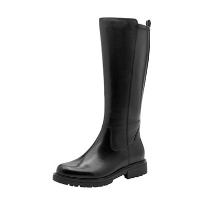 Jana bottes cuir femme hautes élégantes, Black, 39 EU - Publicité Jana bottes cuir femme hautes élégantes, Black, 39 EU - Publicité