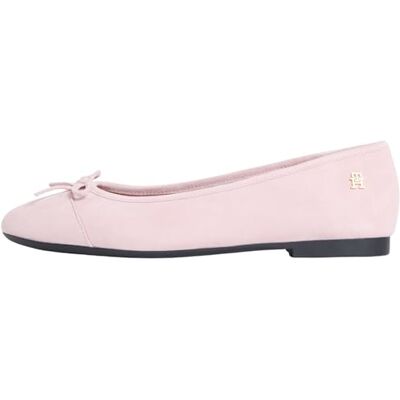 Tommy Hilfiger Hilfiger Ballerines en Daim pour Femme FW0FW09357 Rose (Foggy Pink), 37 - Publicité Tommy Hilfiger Hilfiger Ballerines en Daim pour Femme FW0FW09357 Rose (Foggy Pink), 37 - Publicité