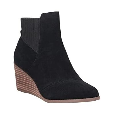 TOMS Sadie Suede Womens Black Boots-UK 8 / EU 42 - Publicité TOMS Sadie Suede Womens Black Boots-UK 8 / EU 42 - Publicité