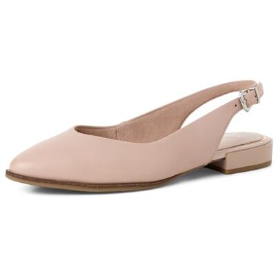 MARCO TOZZI Femmes Ballerines Semelle intérieure Feel Me Moelleuse Cuir Doublure intérieure Douce Bout Pointu, Rose (Nude), 38 EU - Publicité MARCO TOZZI Femmes Ballerines Semelle intérieure Feel Me Moelleuse Cuir Doublure intérieure Douce Bout Pointu, Rose (Nude), 38 EU - Publicité