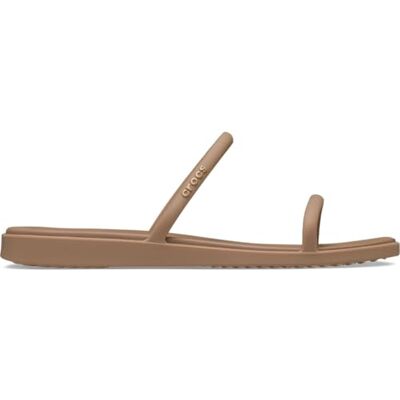 Crocs Sandales plates Miami à deux brides pour femme, chocolat au lait, taille 36, Chocolat au lait., 34/35 EU - Publicité Crocs Sandales plates Miami à deux brides pour femme, chocolat au lait, taille 36, Chocolat au lait., 34/35 EU - Publicité
