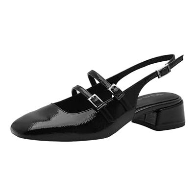 Tamaris Escarpins pour Femme, Noir breveté, 38 EU, Imprimé Noir, 38 EU - Publicité Tamaris Escarpins pour Femme, Noir breveté, 38 EU, Imprimé Noir, 38 EU - Publicité