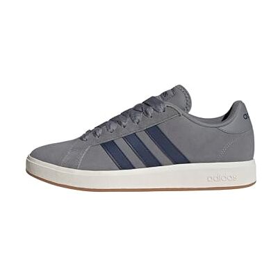 Adidas Grand Court Base 00s Shoes Chaussures Homme, Gris Trois Bleu Foncé et Blanc Cassé, 43 1/3 EU - Publicité Adidas Grand Court Base 00s Shoes Chaussures Homme, Gris Trois Bleu Foncé et Blanc Cassé, 43 1/3 EU - Publicité