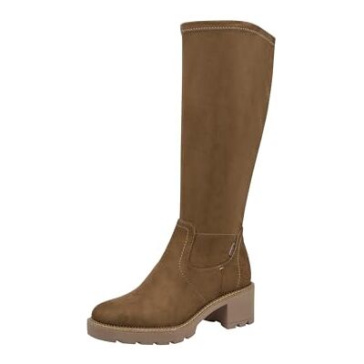 Tamaris Comfort bottes femme à talon bloc déperlante, Cappuccino, 42 EU - Publicité Tamaris Comfort bottes femme à talon bloc déperlante, Cappuccino, 42 EU - Publicité