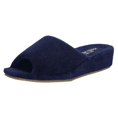 Josef Seibel Pantoufles Marseille.01 pour femme, Chaussons pour femmes, Largeur G (Normal), bleu foncé, 40 EU - Publicité Josef Seibel Pantoufles Marseille.01 pour femme, Chaussons pour femmes, Largeur G (Normal), bleu foncé, 40 EU - Publicité