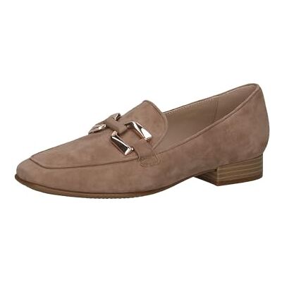 CAPRICE Mocassins Femme à Talon en Cuir Élégants, Marron (Taupe Suede), 37 EU - Publicité CAPRICE Mocassins Femme à Talon en Cuir Élégants, Marron (Taupe Suede), 37 EU - Publicité