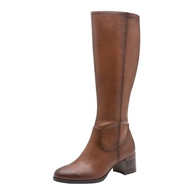 Jana bottes femme à talon bloc vegan, Cognac, 38 EU - Publicité Jana bottes femme à talon bloc vegan, Cognac, 38 EU - Publicité