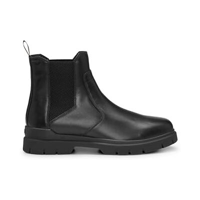 HUGO Hommes Ryan Cheb Bottines en cuir avec semelle extérieure emblématique - Publicité HUGO Hommes Ryan Cheb Bottines en cuir avec semelle extérieure emblématique - Publicité