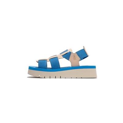 Fly London Women's SAMB245FLY Sandal, Natural/azurre/azurre, 39 - Publicité Fly London Women's SAMB245FLY Sandal, Natural/azurre/azurre, 39 - Publicité