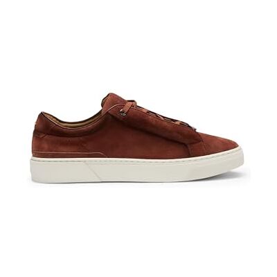 BOSS Hommes GaryTenn sdhdel Baskets Gary en Cuir suédé avec système de laçage élastique - Publicité BOSS Hommes GaryTenn sdhdel Baskets Gary en Cuir suédé avec système de laçage élastique - Publicité