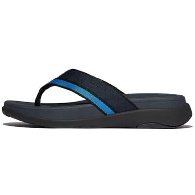 Fitflop Men's F-Mode Go Tonal-Edge Webbing Toe-Post Sandals, bleu marine, 43 EU - Publicité Fitflop Men's F-Mode Go Tonal-Edge Webbing Toe-Post Sandals, bleu marine, 43 EU - Publicité
