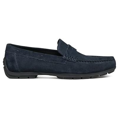 Geox U Moner W 2fit D Moccasin pour Homme, Bleu Marine, 42 EU - Publicité Geox U Moner W 2fit D Moccasin pour Homme, Bleu Marine, 42 EU - Publicité