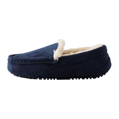 NEXT Garçon Chaussons Style Mocassins douillets Navy Blue with Neutral Warm Lining 35 - Publicité NEXT Garçon Chaussons Style Mocassins douillets Navy Blue with Neutral Warm Lining 35 - Publicité