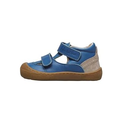 Naturino Sandales barefoot en cuir et en daim, Bleu clair- 28 - Publicité Naturino Sandales barefoot en cuir et en daim, Bleu clair- 28 - Publicité