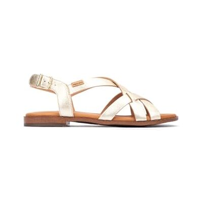 Pikolinos Sandales plates en Cuir ALGAR pour Femme Color CARRARA - Publicité Pikolinos Sandales plates en Cuir ALGAR pour Femme Color CARRARA - Publicité