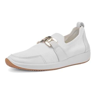 Ara Femme Lissabon Mocassin, Blanc, 37 EU - Publicité Ara Femme Lissabon Mocassin, Blanc, 37 EU - Publicité