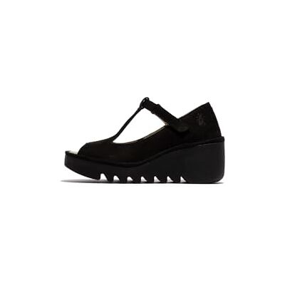 Fly London Women's BEIL584FLY Sandal, Black, 42 - Publicité Fly London Women's BEIL584FLY Sandal, Black, 42 - Publicité