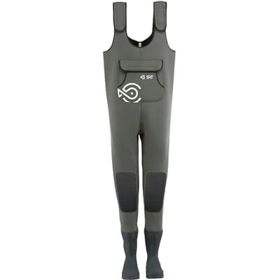 Sert Chest Waders Neoprene SRT Boots 40/41 Combinaison de cuissard - Publicité Sert Chest Waders Neoprene SRT Boots 40/41 Combinaison de cuissard - Publicité