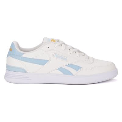 Reebok Femme Court Advance Clip Sneaker, Chalk/SOFTBLUE/FIERCEGOLD, 35.5 EU - Publicité Reebok Femme Court Advance Clip Sneaker, Chalk/SOFTBLUE/FIERCEGOLD, 35.5 EU - Publicité