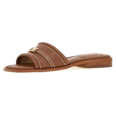Michael Kors MANDY SLIDE SANDAL Femme LUGGAGE EU 36.5 - Publicité Michael Kors MANDY SLIDE SANDAL Femme LUGGAGE EU 36.5 - Publicité
