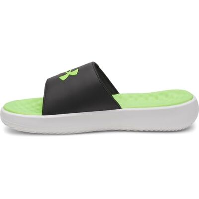Under Armour Sandales Ignite Pro 8 à bande fixe pour homme, (003) Noir/Blanc/Vert Hyper, 9 - Publicité Under Armour Sandales Ignite Pro 8 à bande fixe pour homme, (003) Noir/Blanc/Vert Hyper, 9 - Publicité