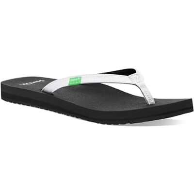 Sanuk Femme Yoga Joy Tongs, Blanc, 39 EU - Publicité Sanuk Femme Yoga Joy Tongs, Blanc, 39 EU - Publicité