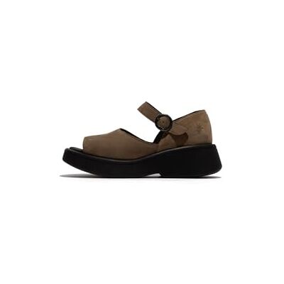 Fly London Women's MUXI204FLY Sandal, Khaki, 40 - Publicité Fly London Women's MUXI204FLY Sandal, Khaki, 40 - Publicité
