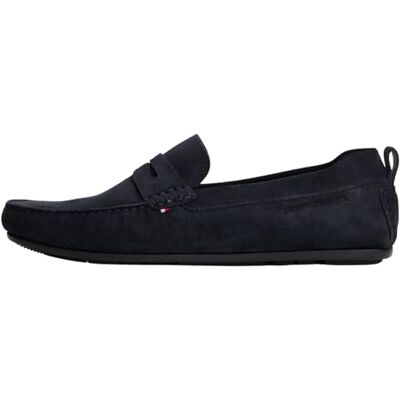 Tommy Hilfiger Core Hilfiegr Suede Driver FM0FM05789 Chaussures de conducteur pour Homme Bleu (Desert Sky), Pointure 39,5 - Publicité Tommy Hilfiger Core Hilfiegr Suede Driver FM0FM05789 Chaussures de conducteur pour Homme Bleu (Desert Sky), Pointure 39,5 - Publicité