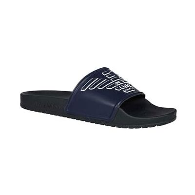 Emporio Armani Mules PVC à Gros Logo Homme - Publicité Emporio Armani Mules PVC à Gros Logo Homme - Publicité