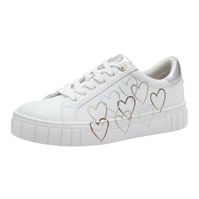 Marco Tozzi Baskets Femme Semelle intérieure Amovible Feel Me Douce Doublure Douce Végan Végan, Blanc (White/Gold), 40 EU - Publicité Marco Tozzi Baskets Femme Semelle intérieure Amovible Feel Me Douce Doublure Douce Végan Végan, Blanc (White/Gold), 40 EU - Publicité