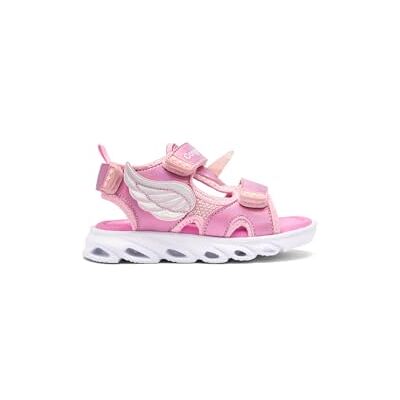 Conguitos Sandales roses à ailes pour filles avec détails licorne (Pink/Tailla 25) - Publicité Conguitos Sandales roses à ailes pour filles avec détails licorne (Pink/Tailla 25) - Publicité