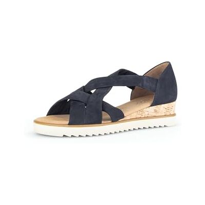 Gabor Sandales compensées pour femme, Bleu 36, 38.5 EU - Publicité Gabor Sandales compensées pour femme, Bleu 36, 38.5 EU - Publicité
