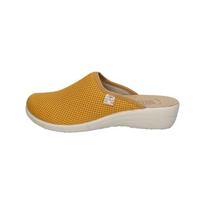Fly Flot Anoia, 39 Sandales en Maille élastique Respirante pour Femme-Semelle rembourrée en Cuir-Jaune Glissante - Publicité Fly Flot Anoia, 39 Sandales en Maille élastique Respirante pour Femme-Semelle rembourrée en Cuir-Jaune Glissante - Publicité