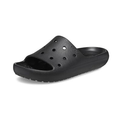 Crocs Unisexe Adulte Classic Slide v2 Sandales, Black, 45/46 EU - Publicité Crocs Unisexe Adulte Classic Slide v2 Sandales, Black, 45/46 EU - Publicité
