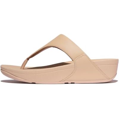 Fitflop Sandales Lulu en cuir pour femme, beige, 43 EU - Publicité Fitflop Sandales Lulu en cuir pour femme, beige, 43 EU - Publicité