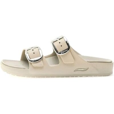 Skechers Sandales compensees femme Ref 65554 Beige 41 - Publicité Skechers Sandales compensees femme Ref 65554 Beige 41 - Publicité