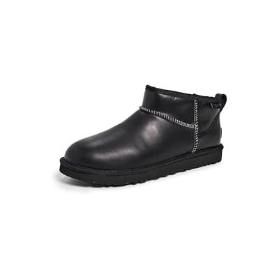 UGG Hommes Classic Ultra Mini Leather Regen, noir, 12 - Publicité UGG Hommes Classic Ultra Mini Leather Regen, noir, 12 - Publicité