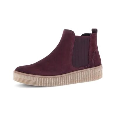 Gabor Bottines , daim (Micro), mûrier, rouge foncé/violet (EL. Wave), Best Fitting, semelle intérieure amovible rouge, rouge, 38 EU - Publicité Gabor Bottines , daim (Micro), mûrier, rouge foncé/violet (EL. Wave), Best Fitting, semelle intérieure amovible rouge, rouge, 38 EU - Publicité