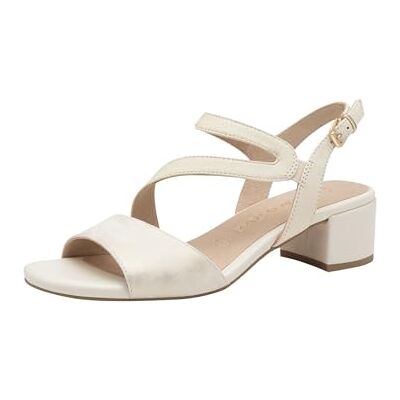 MARCO TOZZI Femme Sandale , Beige, 37 EU - Publicité MARCO TOZZI Femme Sandale , Beige, 37 EU - Publicité