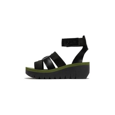Fly London Femme Sandal, Black, 40 EU - Publicité Fly London Femme Sandal, Black, 40 EU - Publicité