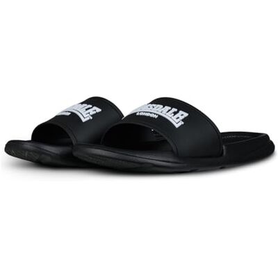 Lonsdale Naples, Sandale Glissante Homme, Noir/Blanc, 44.5 EU - Publicité Lonsdale Naples, Sandale Glissante Homme, Noir/Blanc, 44.5 EU - Publicité